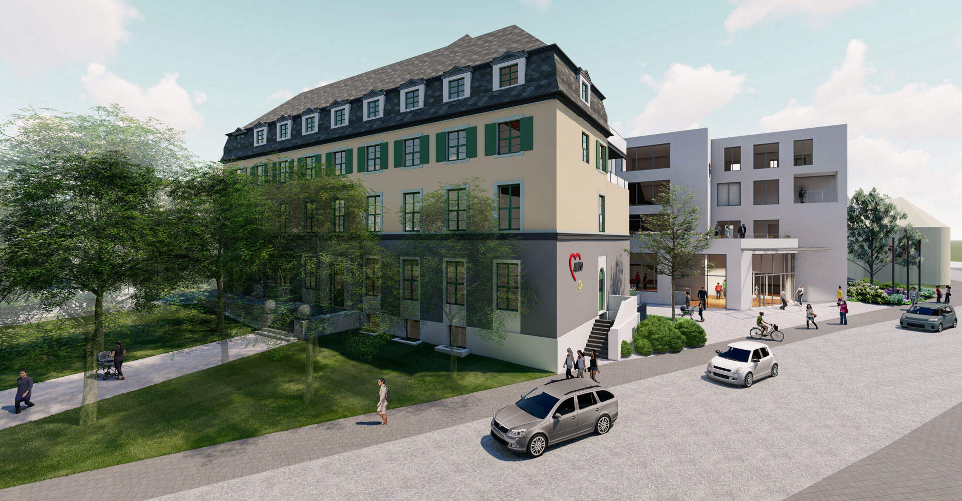 Senioren Quartier Oelsnitz, Architektenbüro mga consult Rheinbreitbach, Konzeption und Planung