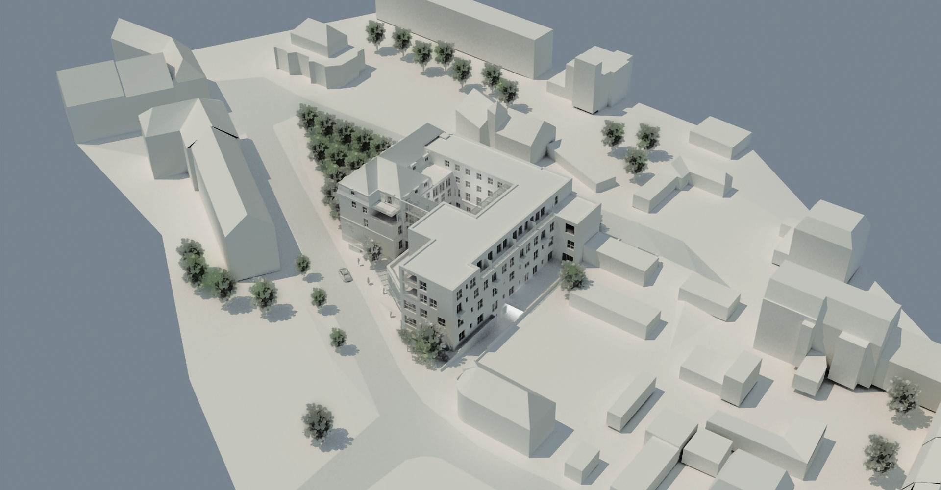 Modell 2 Senioren Quartier Oelsnitz, mga consult Rheinbreitbach Architekten, Konzeption und Planung