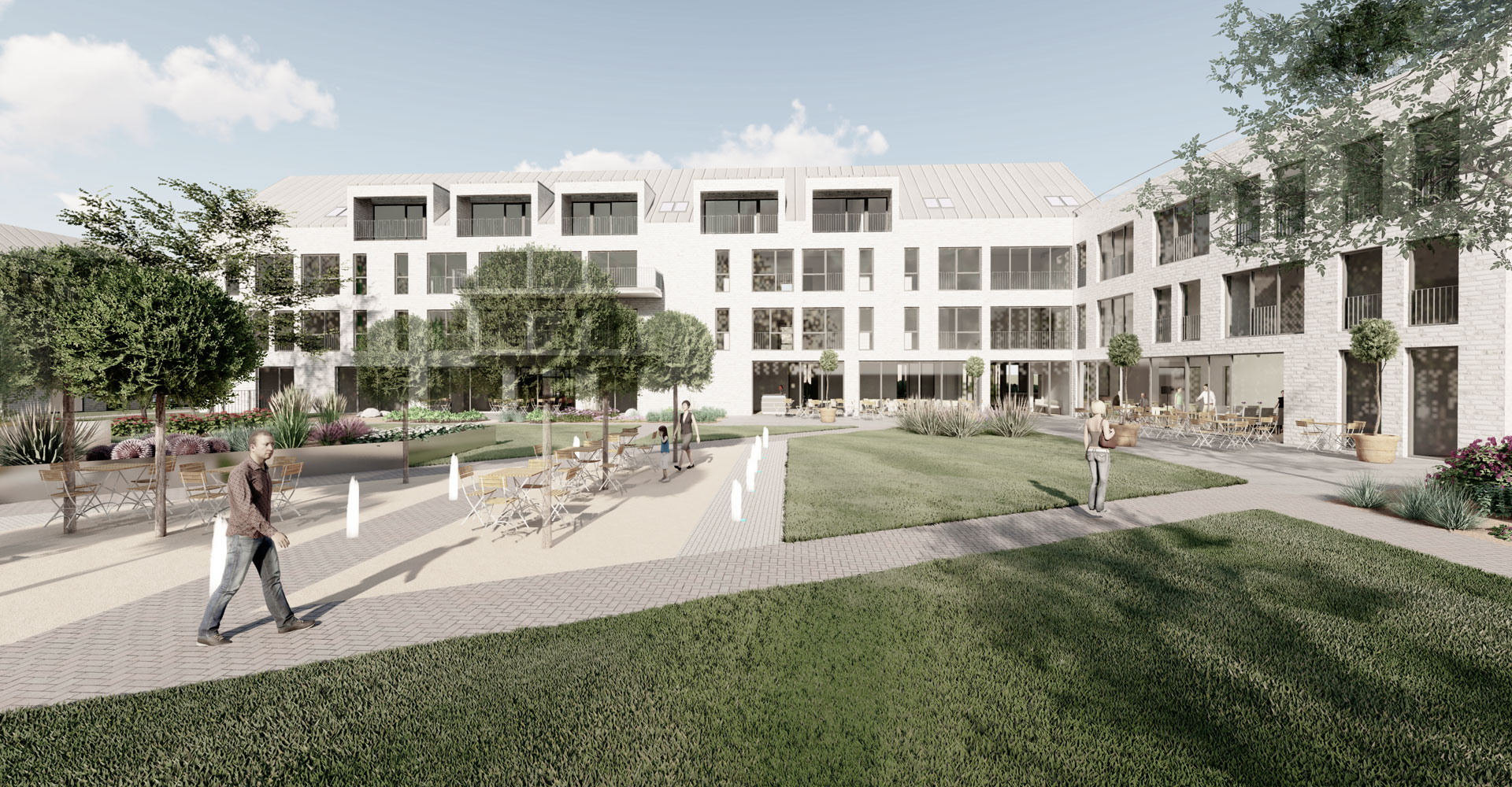 Außenansicht 4 Zentrum für Senioren Köln Zündorf, mga consult Rheinbreitbach, Konzeption und Planung