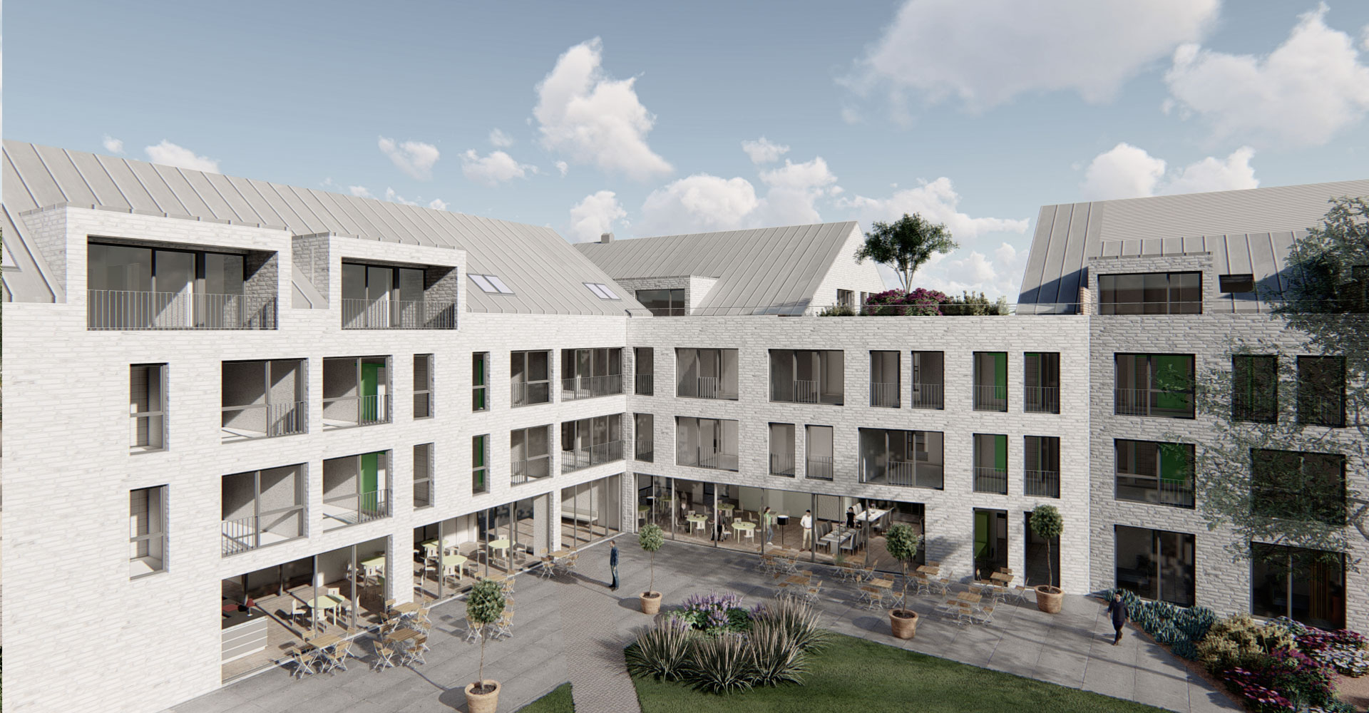 Außenansicht 5 Zentrum für Senioren Köln Zündorf, mga consult Rheinbreitbach, Konzeption und Planung